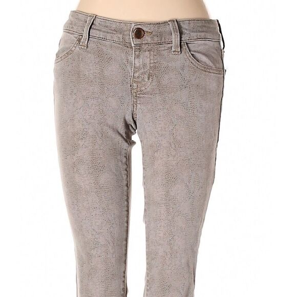 Anthropologie Level 99 Snake Skin Print Jeans - Picture 2 of 5
